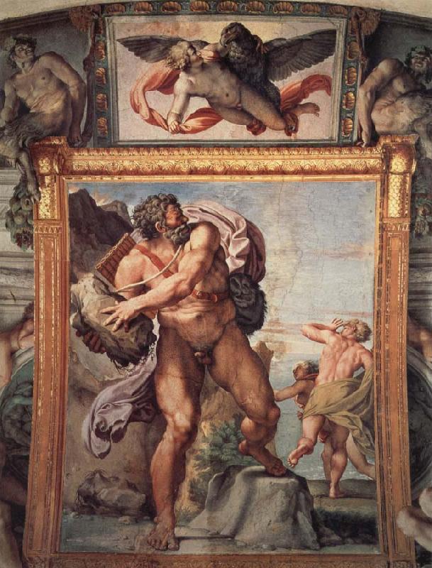 Deckengemalde aus der Galleria Farnese, Annibale Carracci
